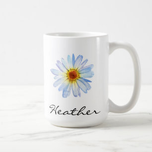 Caneca De Café Personalizado Bonito Daisy