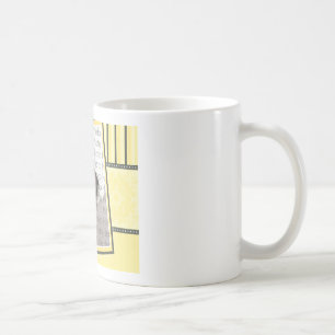 Caneca De Café Personalizado Damask & Stripes Baby Photo Mug :ama