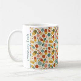 Caneca De Café Personalizado do Boho Pharmacy Tech CPhT