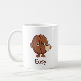 Caneca De Café Personalizado Fácil Doce Característica de Grão de