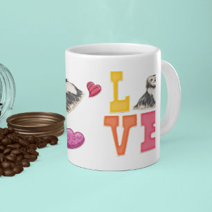 Caneca De Café Personalizado Fofo Dia dos Namorados Amante de Cac