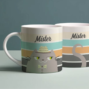 Caneca De Café Personalizado Fofo Retro