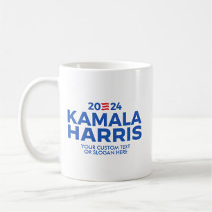 Caneca De Café Personalizado Kamala Harris 2024