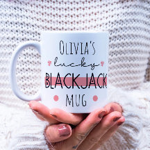 Personalizado Lucky Blackjack Mug