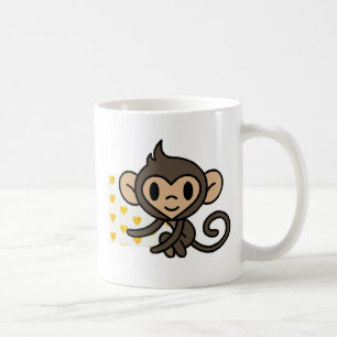 Caneca De Café *! PERSONALIZADO! * macaco bonito
