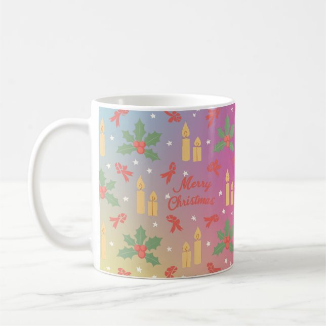 Caneca De Café Personalizado Natal Festivo (Esquerda)