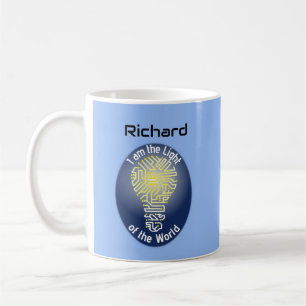 Caneca De Café Personalizado sou a luz do mundo