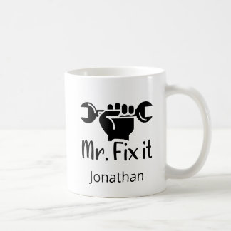 Caneca De Café Personalizado, Sr. Fix..