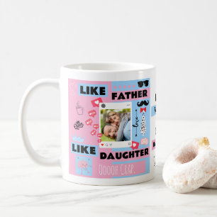 Caneca De Café Personalizado "Tão Pai Quanto Filha, Nossa"