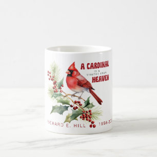 Caneca De Café Personalizado Um Cardeal É Visitante Do Céu