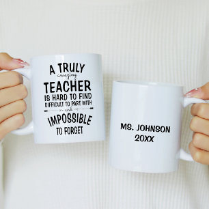 Caneca De Café Personalizado Um professor verdadeiramente incríve