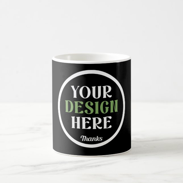 Caneca De Café personalizado, único, elegante e minimalista (Centro)