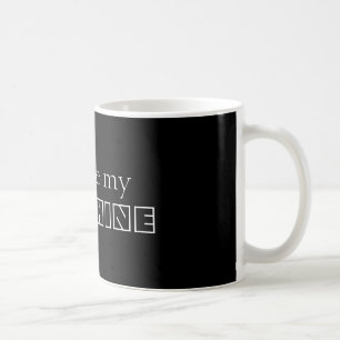 Caneca De Café Personalizado Você é meu preto e branco sunshine