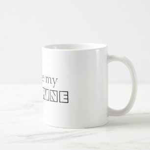 Caneca De Café Personalizado Você é meu preto e branco sunshine