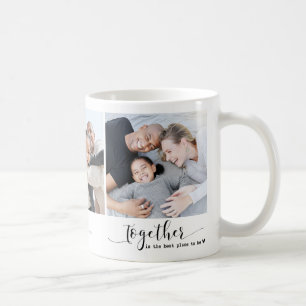 Caneca De Café Personalizar Citação de Foto Juntos