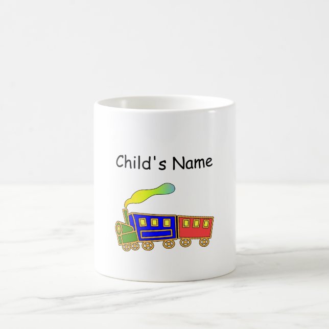 Caneca De Café Personalizar Crianças Choo Choo Train Sumice Mug (Centro)