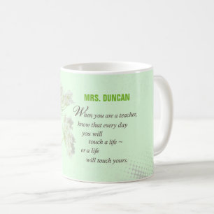 Caneca De Café Personalizar, Dia de Apreciação do Professor Obrig