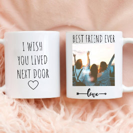 Caneca De Café Personalizar foto Desejo que você viveu ao lado