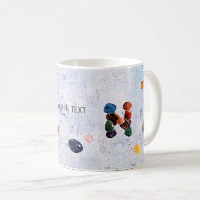 Caneca De Café Personalizar Gemstones Mug (Frente Esquerda)