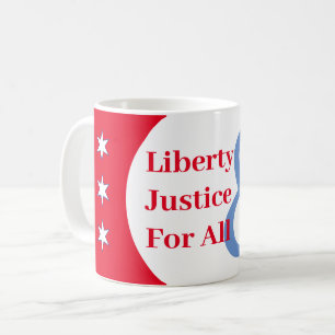 Caneca De Café Personalizar Mug de Café Azul Branco Vermelho