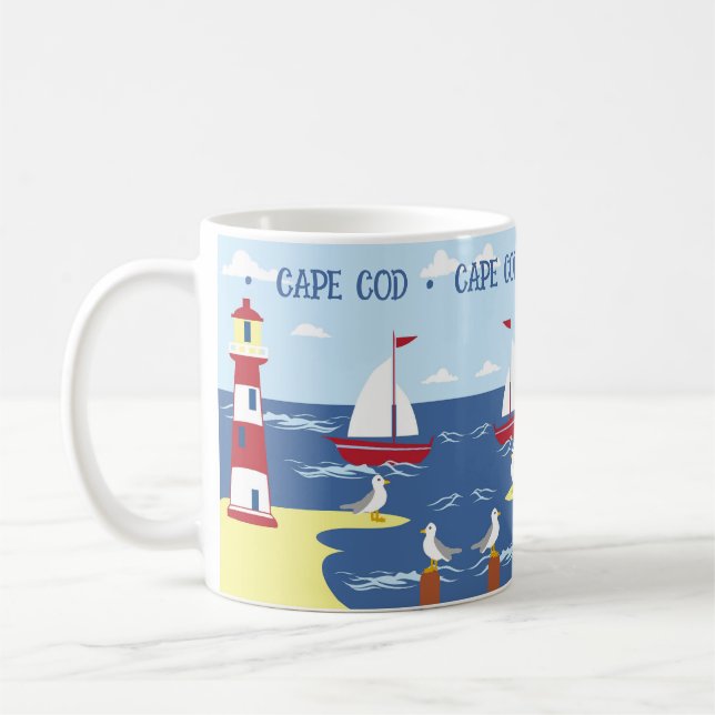 Caneca De Café Personalizar Mug de Café de Souvenir no Verão (Esquerda)