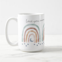 Personalizar Mugs - Estrelas da Lua Arco-Íris