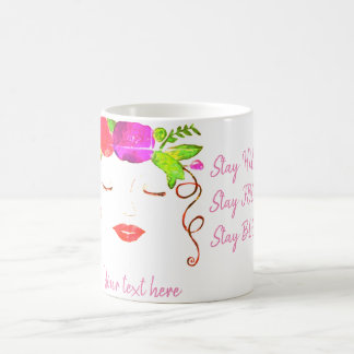 Caneca De Café Personalizar Mulheres Permanece Abençoada