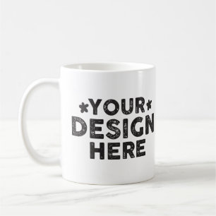 Caneca De Café Personalizar Negrito diz seu design de nome para h