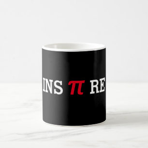 Caneca De Café Personalizar o Geek de Matemática do Inspire Pi Da