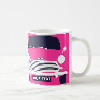 CANECA DE CAFÉ PERSONALIZAR O MINI CARRO DO PINK CLÁSSICO DE PINK