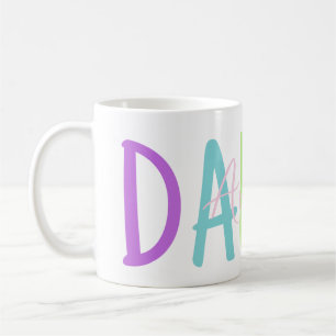 Caneca De Café Personalizar o Rainbow Color Dance Lover