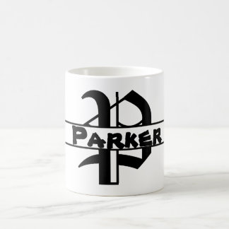 Caneca De Café Personalizar ornamento da Carta de Nome