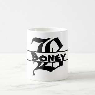 Caneca De Café Personalizar ornamento da Carta de Nome