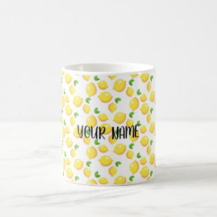 Caneca De Café Personalizar Padrão de Citron