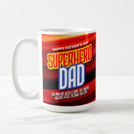 Caneca De Café Personalizar Pai SuperHero