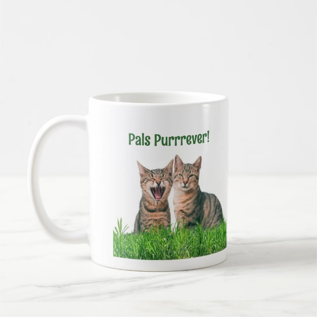 Caneca De Café Personalizar Pals Purrserver Mug (Esquerda)