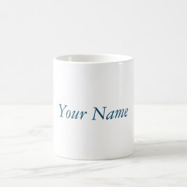 Caneca De Café Personalizar para Mug Branco de 11 oz - HAMbyWhite
