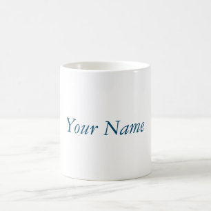 Caneca De Café Personalizar para Mug Branco de 11 oz - HAMbyWhite