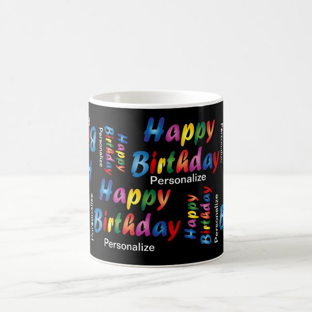 Caneca De Café Personalizar Parabéns (Centro)