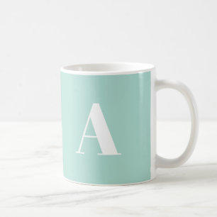 Caneca De Café Personalizar, personalizar a letra inicial do alfa