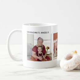 Caneca De Café Personalizar três fotos personalizadas Avô persona