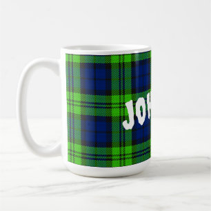 Caneca De Café Personalizar Xadrez do Blackwatch Tartan