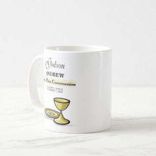 Caneca De Café Personalizável, Chalice da Primeira Comunhão Godso