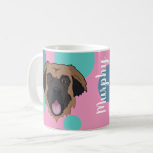 Caneca De Café  Personalizável Leonberger 