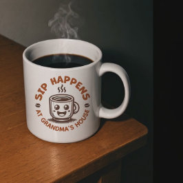 Caneca de Café Personalizável para a Vovó