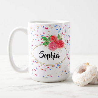 Caneca De Café Personalize a caneca, alegre e alegre nome persona