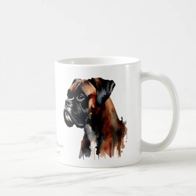 Caneca De Café Personalize Caixa de Boxer Fofa (Direita)
