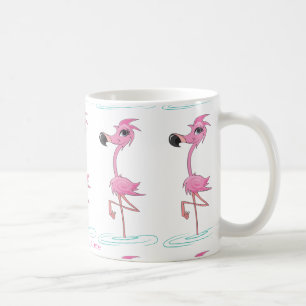 Caneca De Café Personalize Esta Diversão Flamingo Mug