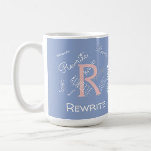 Caneca De Café Personalize este modelo, MONOGRAM, FAMÍLIA, NOME,