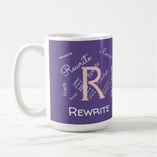 Caneca De Café Personalize este modelo, MONOGRAM, FAMÍLIA, NOME,